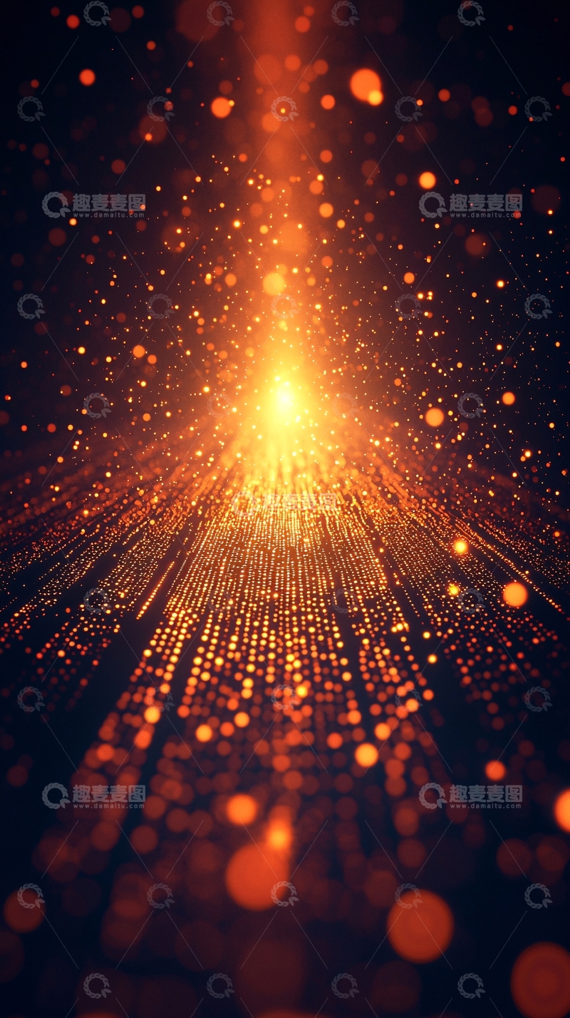 高清大图下载【趣麦麦图】金色光芒闪烁