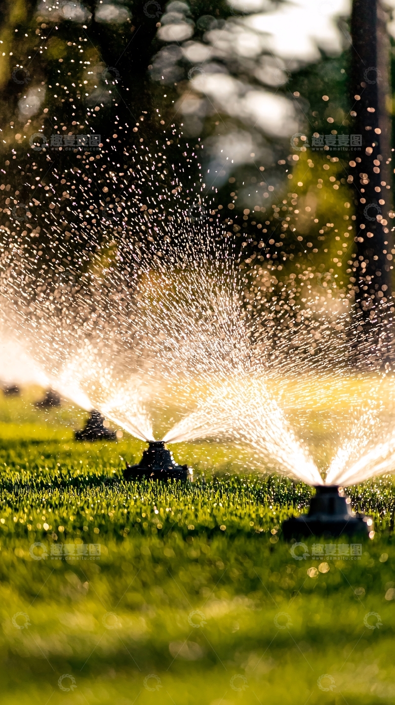 高清大图下载【趣麦麦图】草坪洒水器