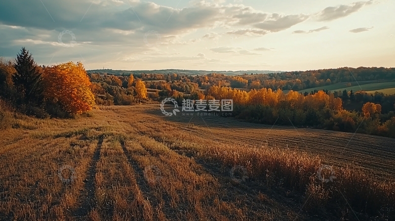 高清大图下载【趣麦麦图】秋日田园风光30