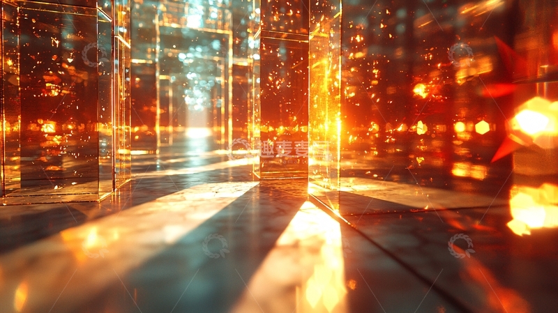 高清大图下载【趣麦麦图】光影玻璃空间