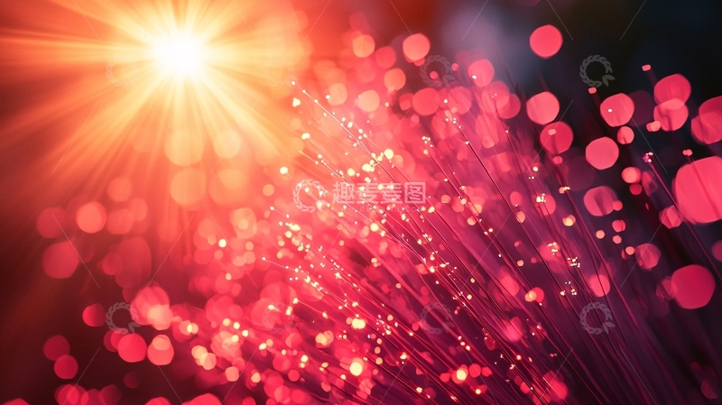 高清大图下载【趣麦麦图】光纤背景