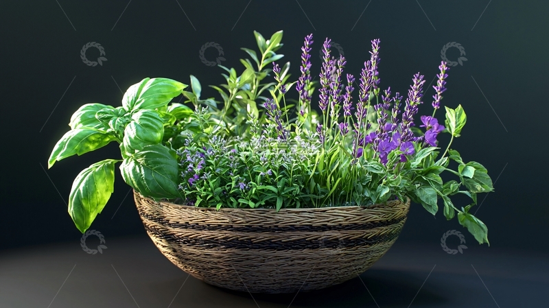 高清大图下载【趣麦麦图】香草盆栽