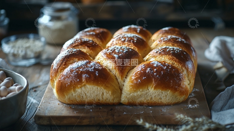 高清大图下载【趣麦麦图】烘焙面包