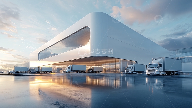 高清大图下载【趣麦麦图】现代化物流中心