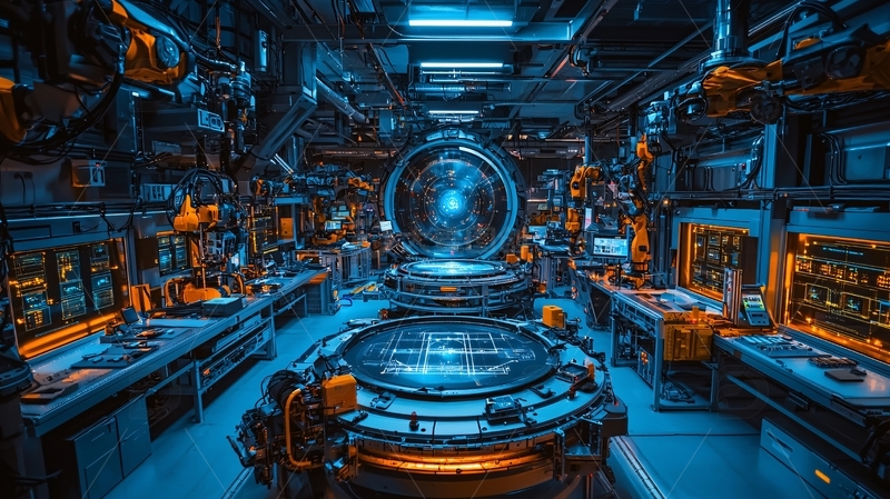 高清大图下载【趣麦麦图】未来科技实验室场景