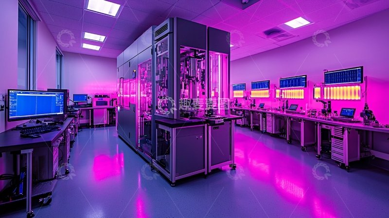 高清大图下载【趣麦麦图】高科技实验室内部场景