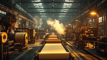 工业厂房内部景象