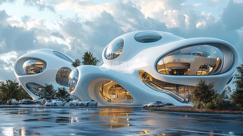 高清大图下载【趣麦麦图】未来建筑