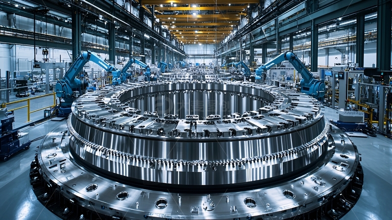 高清大图下载【趣麦麦图】智能工厂车间