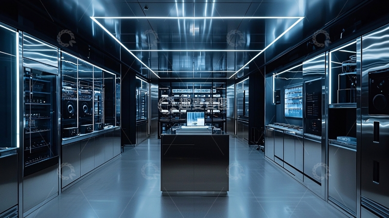 高清大图下载【趣麦麦图】未来感商店内部