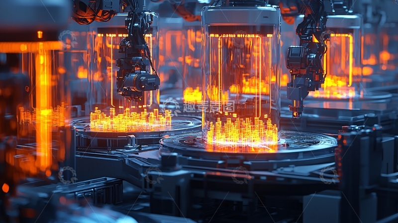 高清大图下载【趣麦麦图】高科技未来工厂内部