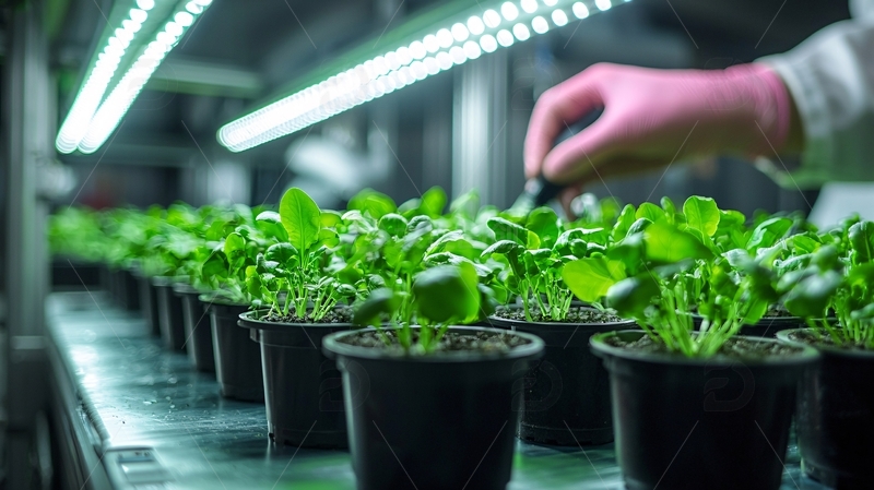 室内种植盆栽绿植场景