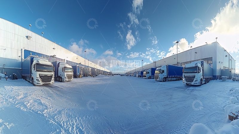 高清大图下载【趣麦麦图】物流园区