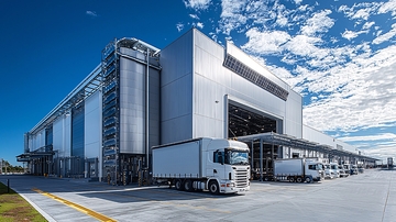 现代化物流仓库