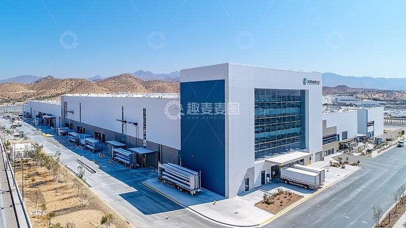 高清大图下载【趣麦麦图】现代化的仓库建筑
