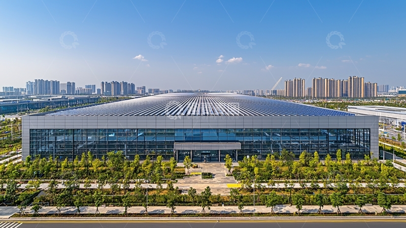 高清大图下载【趣麦麦图】现代展览中心外观
