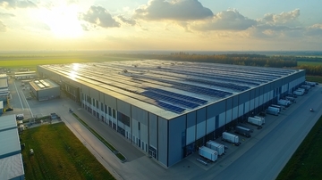 大型工业建筑外观