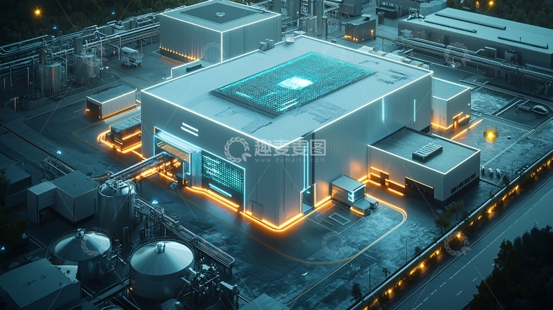 高清大图下载【趣麦麦图】未来工厂