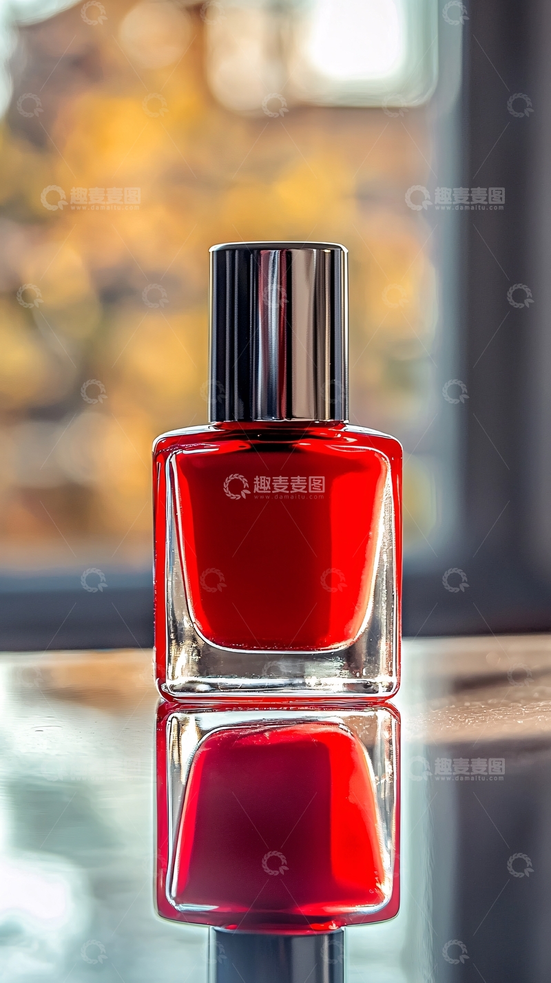 高清大图下载【趣麦麦图】红色指甲油