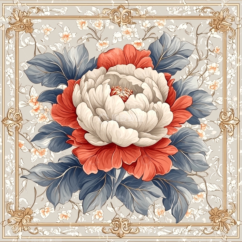 高清大图下载【趣麦麦图】雍容华贵的牡丹图