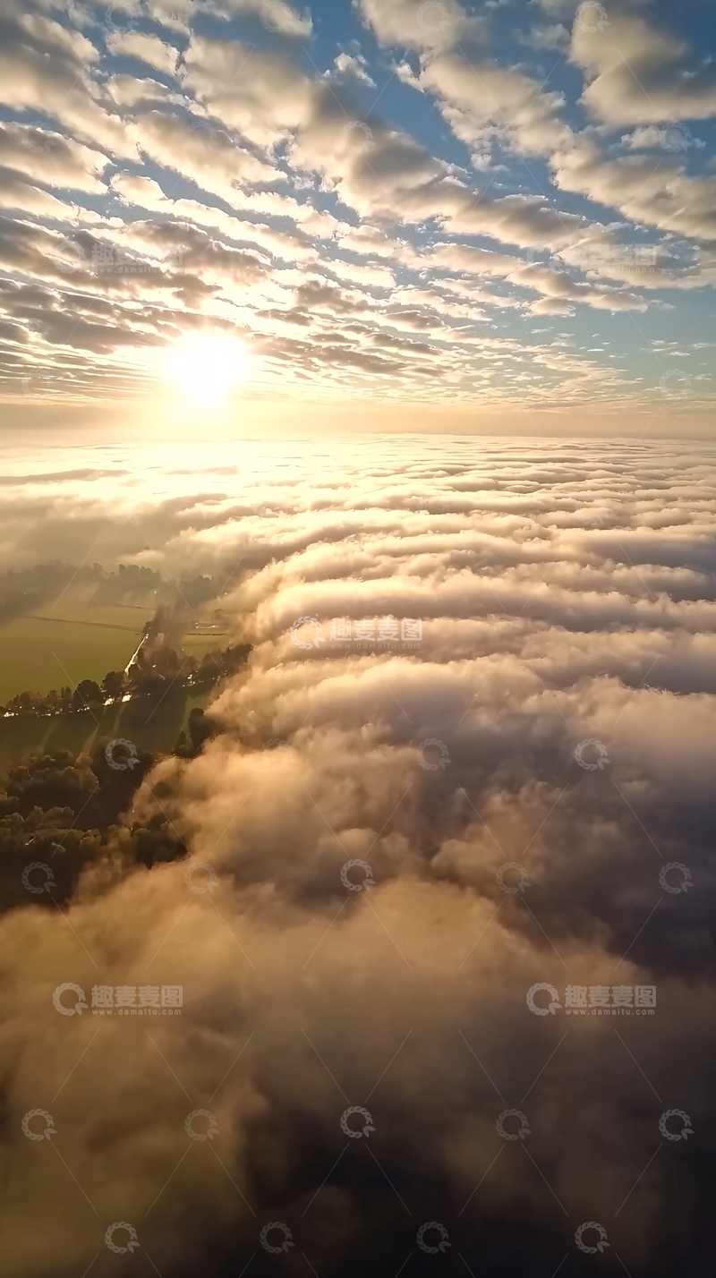 高清大图下载【趣麦麦图】云海日出