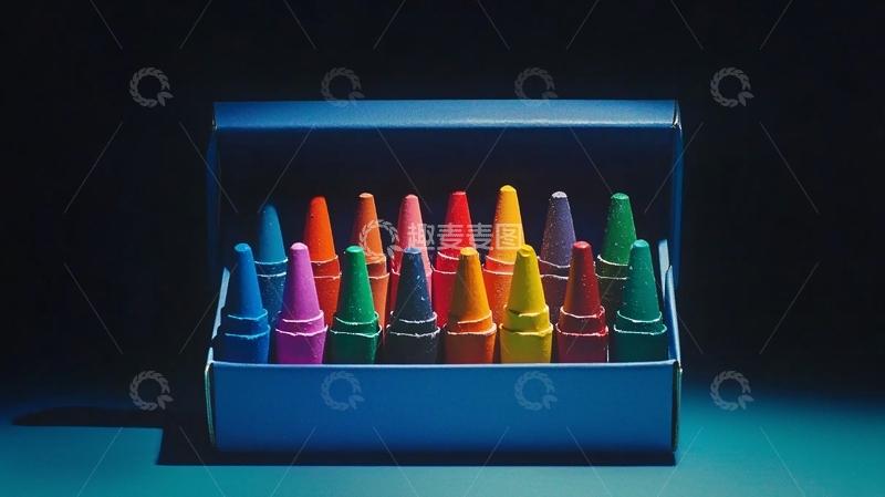 高清大图下载【趣麦麦图】彩色蜡笔画套装