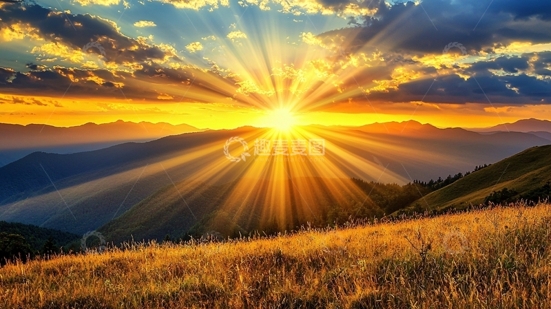 高清大图下载【趣麦麦图】日出