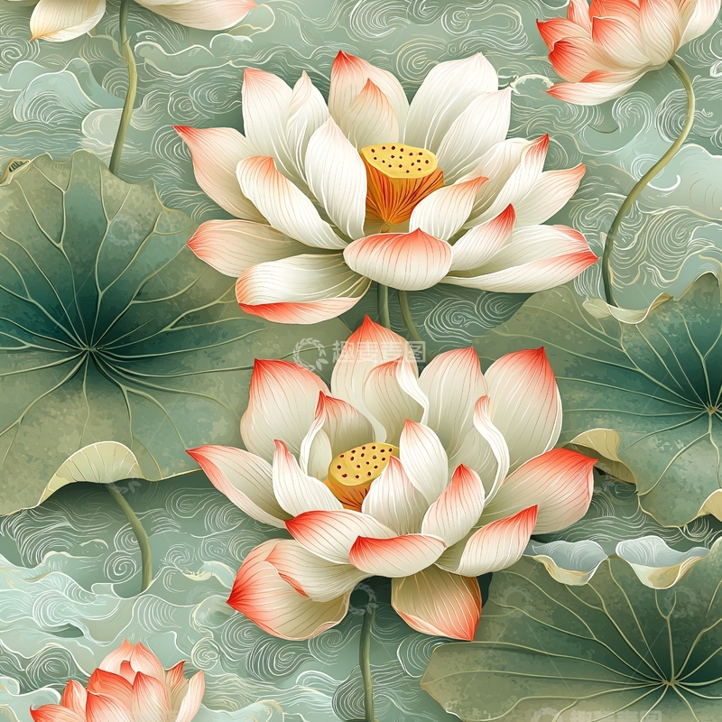 高清大图下载【趣麦麦图】唯美莲花图