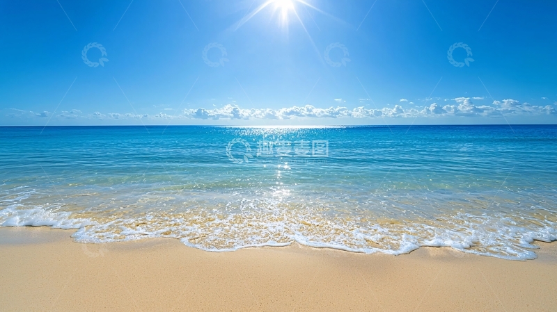 高清大图下载【趣麦麦图】阳光沙滩海浪25