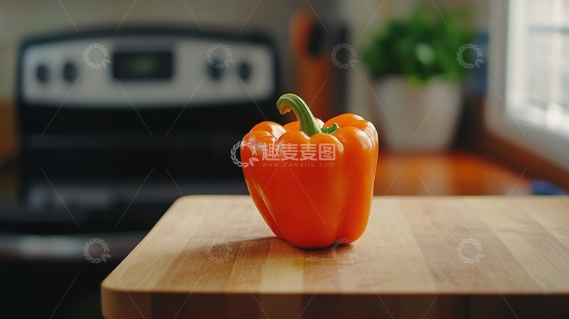 高清大图下载【趣麦麦图】橙色甜椒
