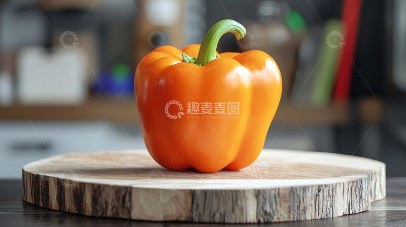 高清大图下载【趣麦麦图】橙色甜椒