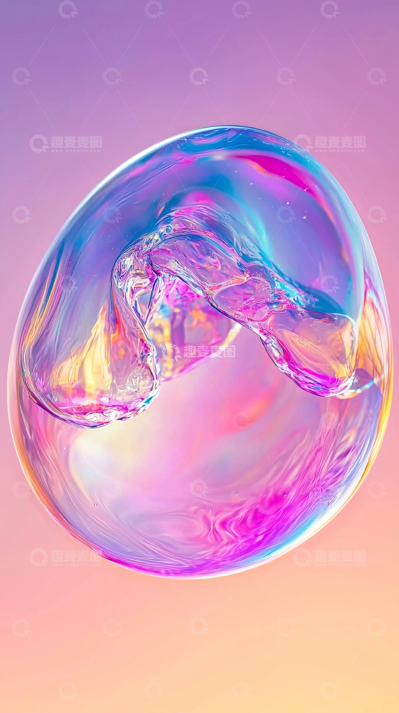 高清大图下载【趣麦麦图】彩色泡泡
