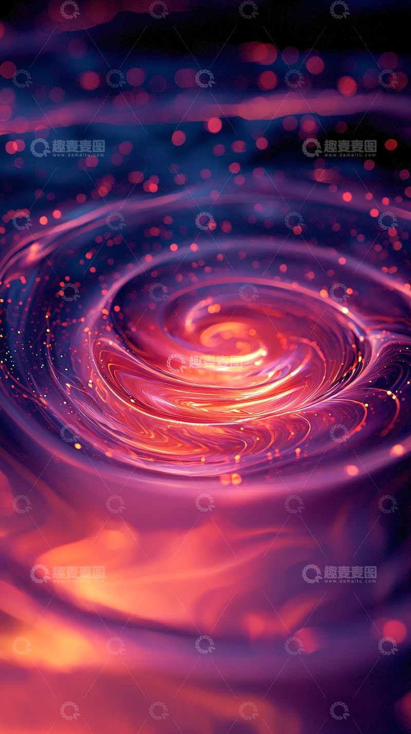 高清大图下载【趣麦麦图】紫色漩涡