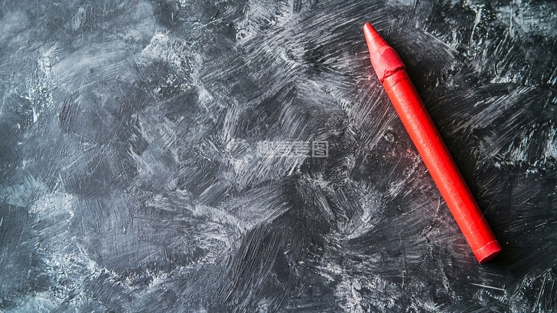 高清大图下载【趣麦麦图】红色蜡笔