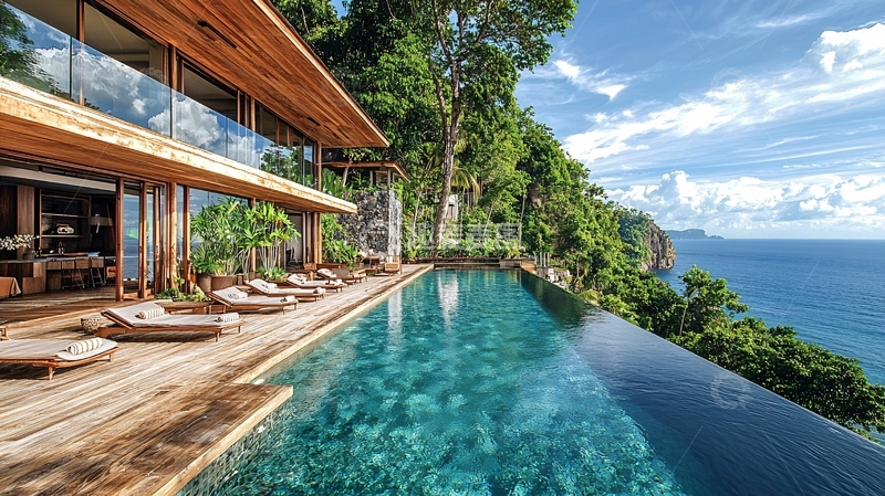 高清大图下载【趣麦麦图】度假别墅