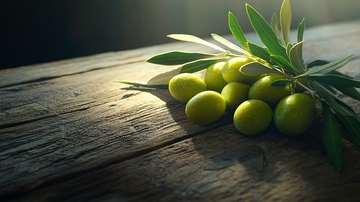 橄榄枝和青橄榄