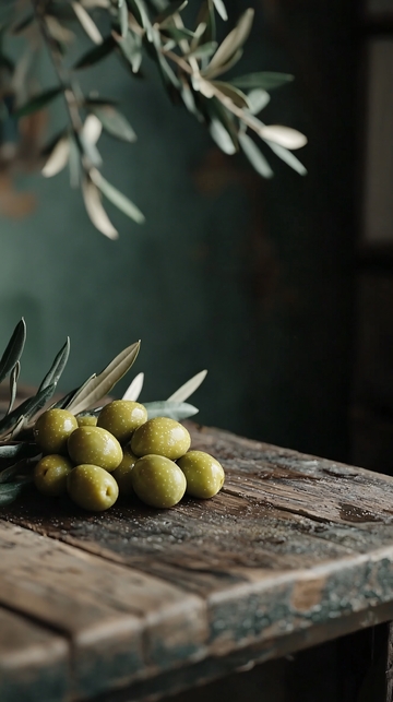 橄榄枝与青橄榄
