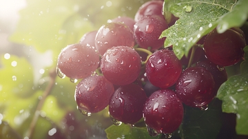 雨后红葡萄