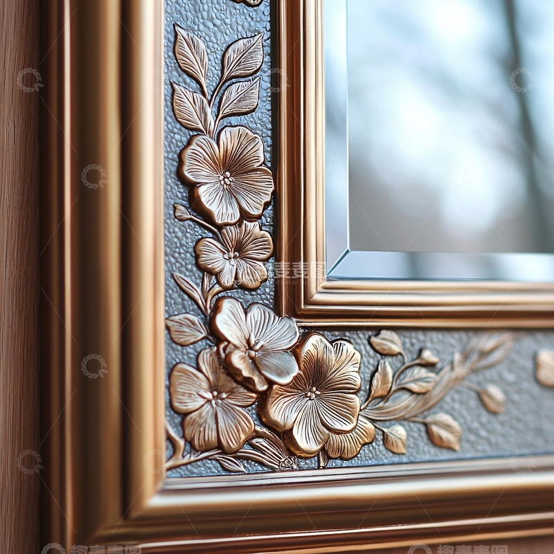 高清大图下载【趣麦麦图】欧式雕花镜子