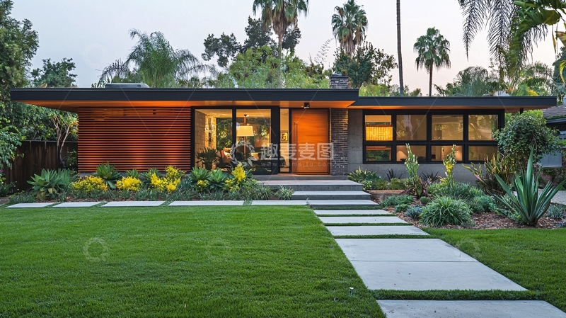 高清大图下载【趣麦麦图】现代简约单层住宅