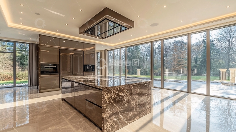 高清大图下载【趣麦麦图】现代极简风格厨房