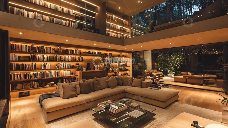 高清大图下载【趣麦麦图】豪华客厅