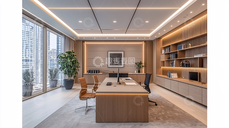 高清大图下载【趣麦麦图】现代简约办公室设计