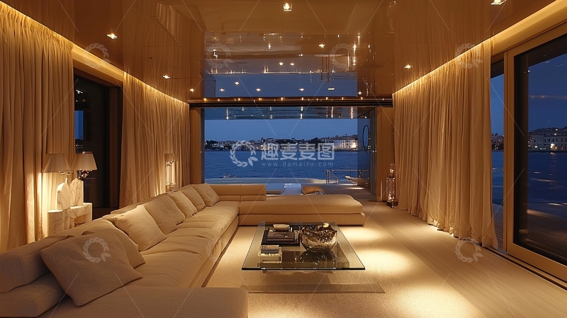 高清大图下载【趣麦麦图】现代简约客厅