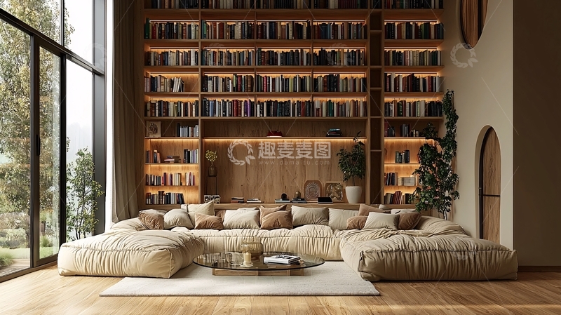 高清大图下载【趣麦麦图】现代客厅2