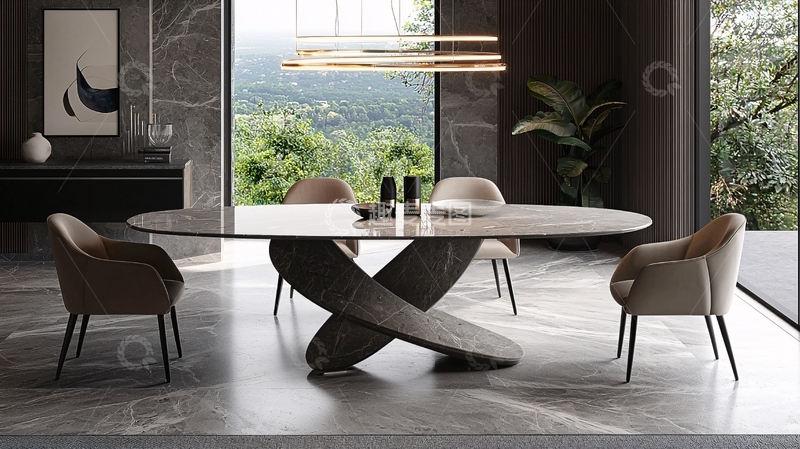 高清大图下载【趣麦麦图】现代简约餐厅设计