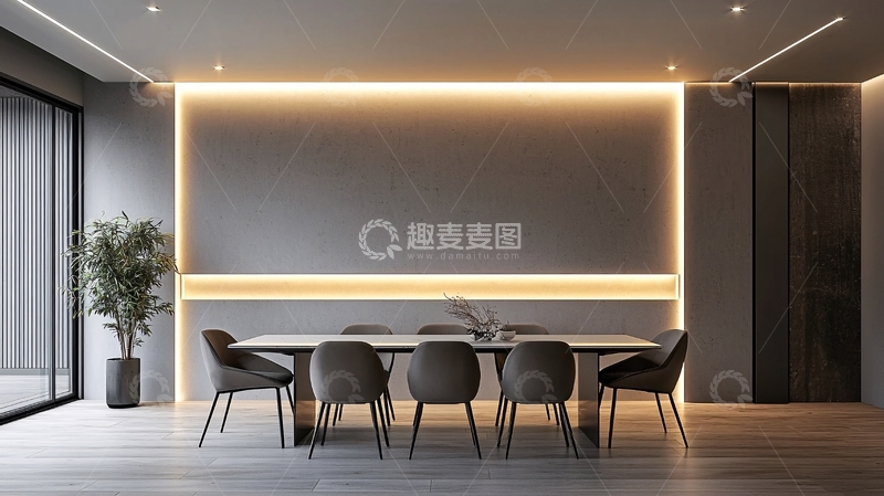 高清大图下载【趣麦麦图】现代简约餐厅