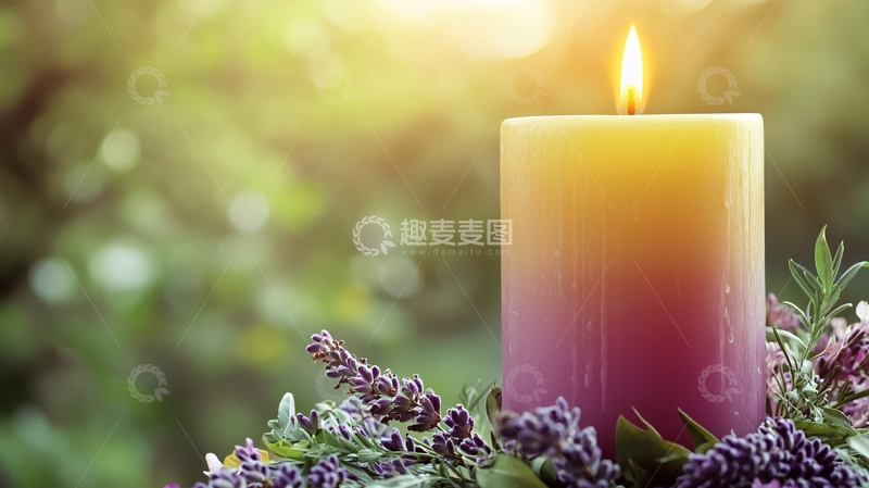 高清大图下载【趣麦麦图】香薰蜡烛