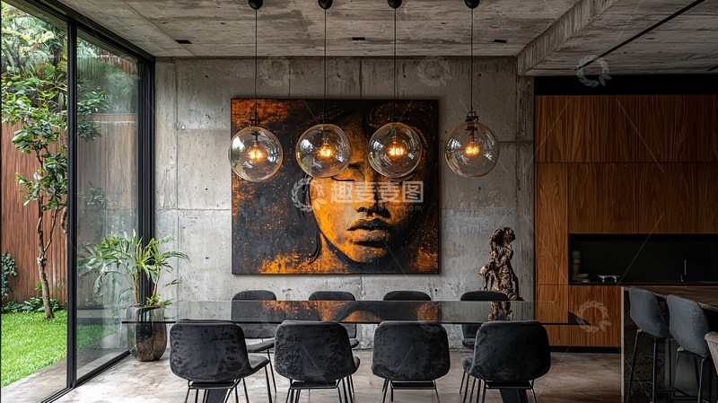 高清大图下载【趣麦麦图】现代简约餐厅