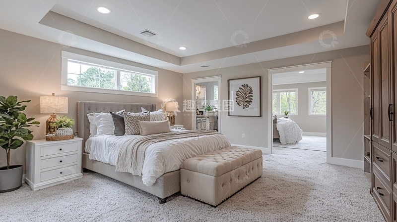 高清大图下载【趣麦麦图】现代简约卧室28